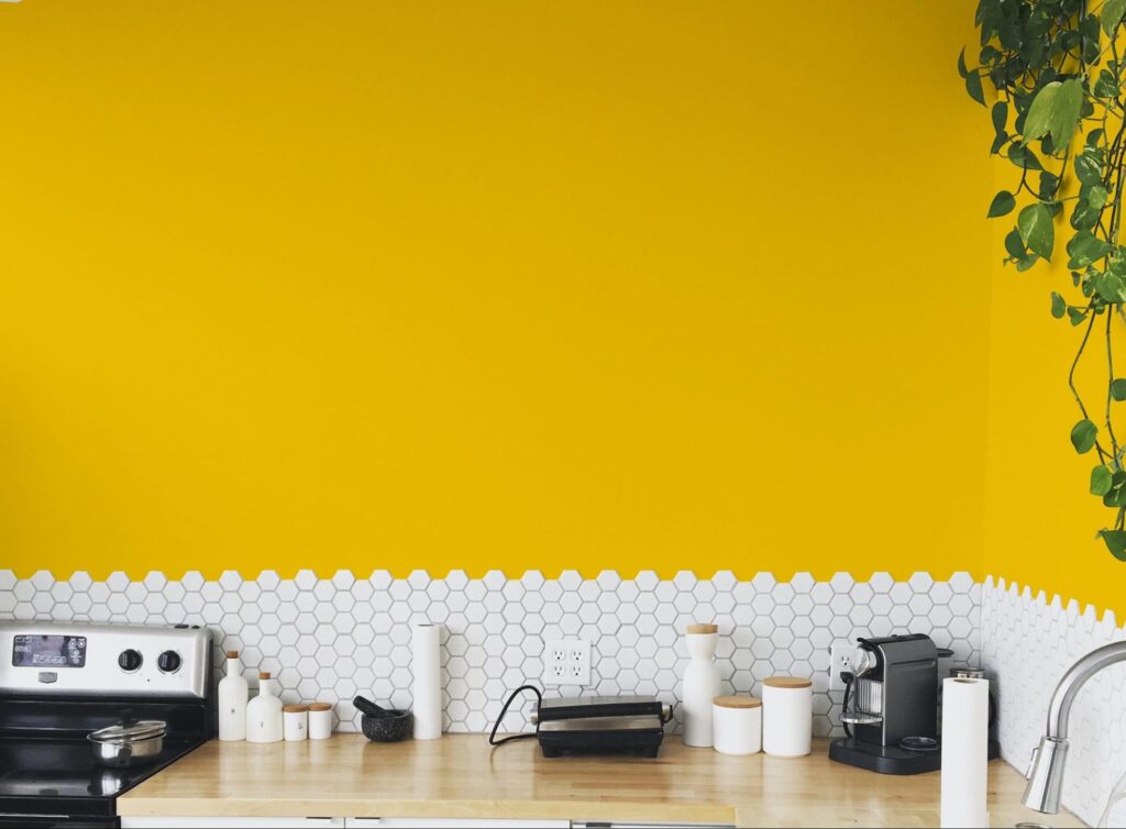 kitchen walls - Mikado colour