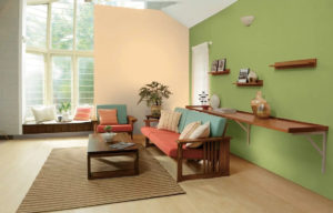 Green Wall Painting colour