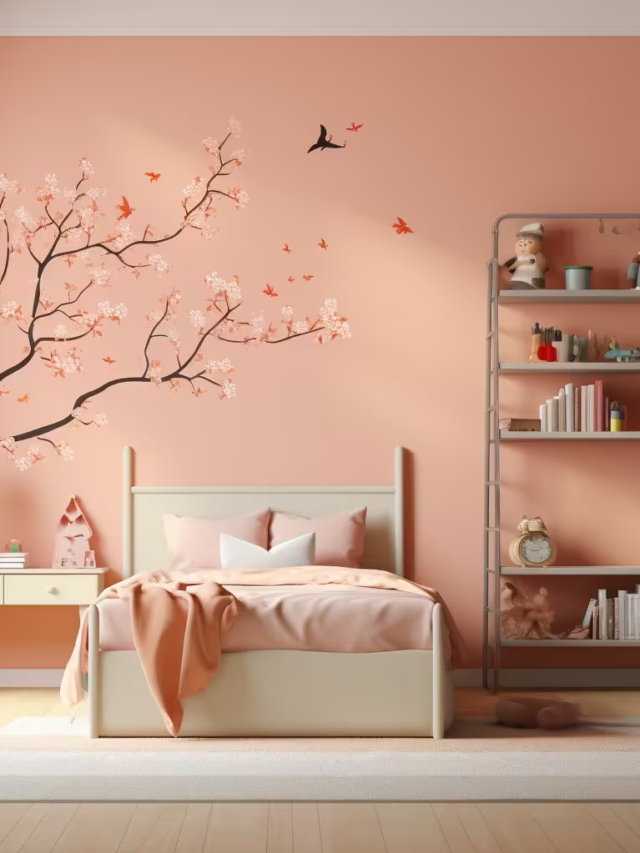 Two Colour Combination for Bedroom Walls in 2024