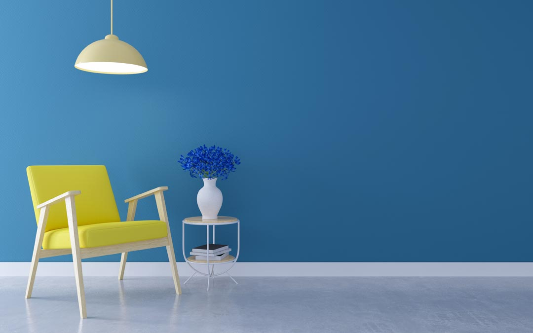 Smooth Blue wall texture